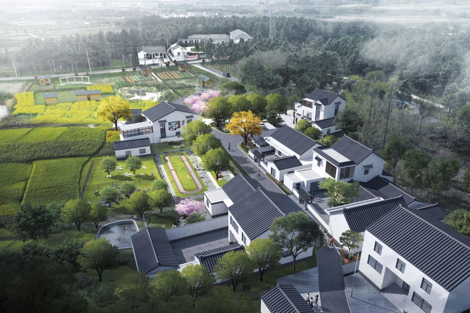 洪蓝街道无想郭兴特色田园乡村组团建设项目工程总承包